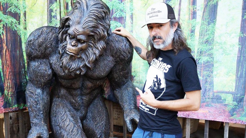 Custom BronzeLife Size Bigfoot Statue Direct Supply BOK1-319 - Bronze Animal Sculpture - 18