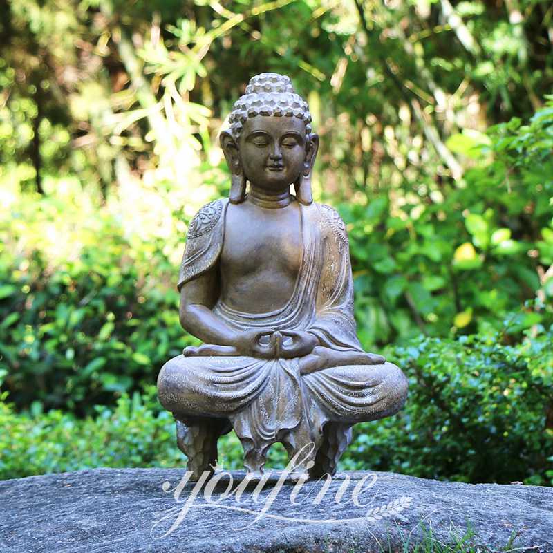 Large Antique Bronze Tian Tan Buddha Garden Statue Replica BOK1-361 - Bronze Buddha sculpture - 17