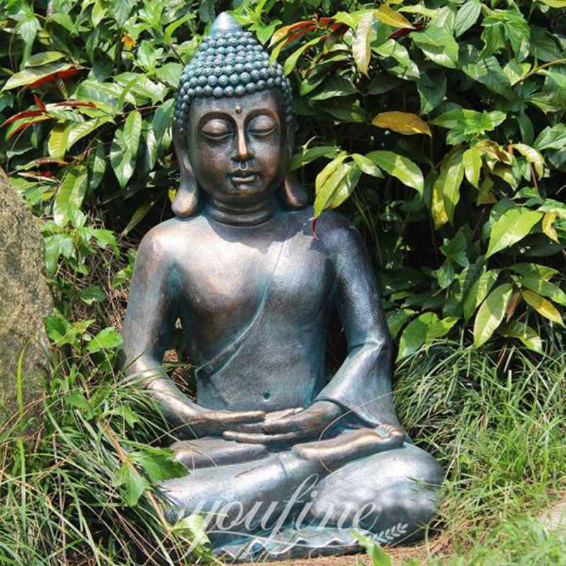 Large Antique Bronze Tian Tan Buddha Garden Statue Replica BOK1-361 - Bronze Buddha sculpture - 27