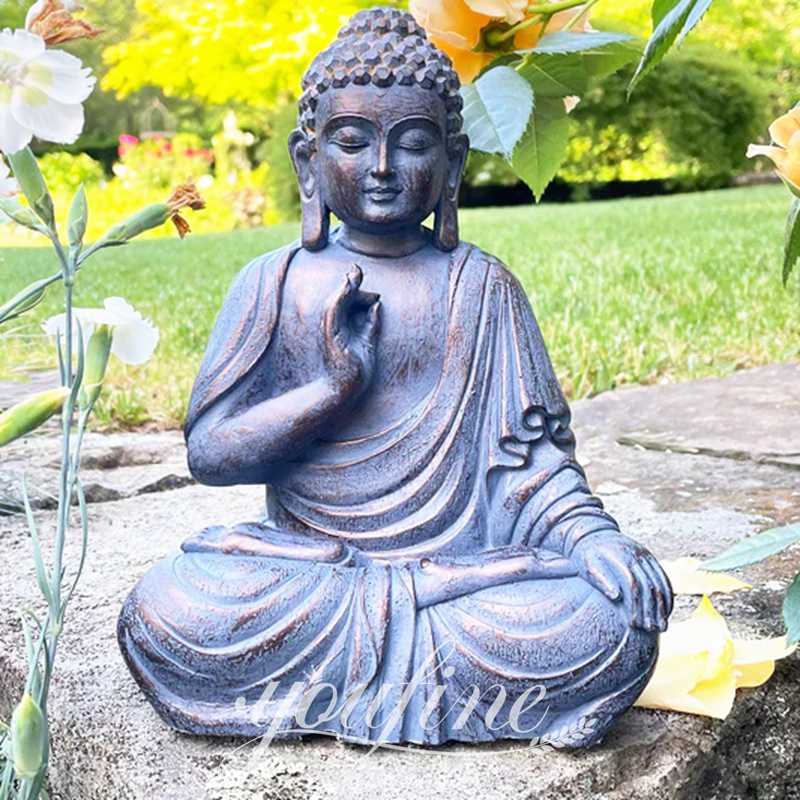 Large Antique Bronze Tian Tan Buddha Garden Statue Replica BOK1-361 - Bronze Buddha sculpture - 18