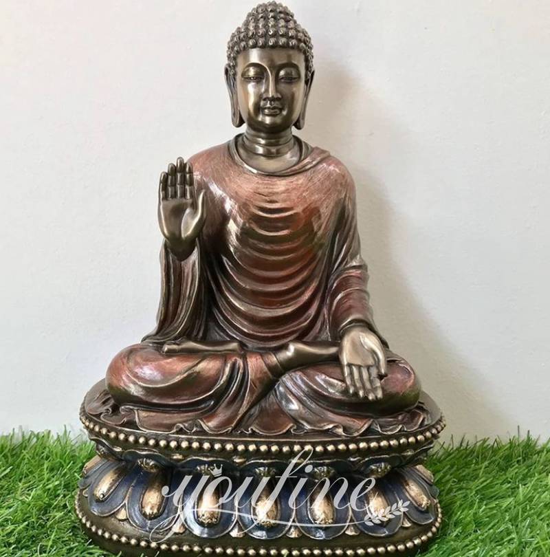 Large Antique Bronze Tian Tan Buddha Garden Statue Replica BOK1-361 - Bronze Buddha sculpture - 8