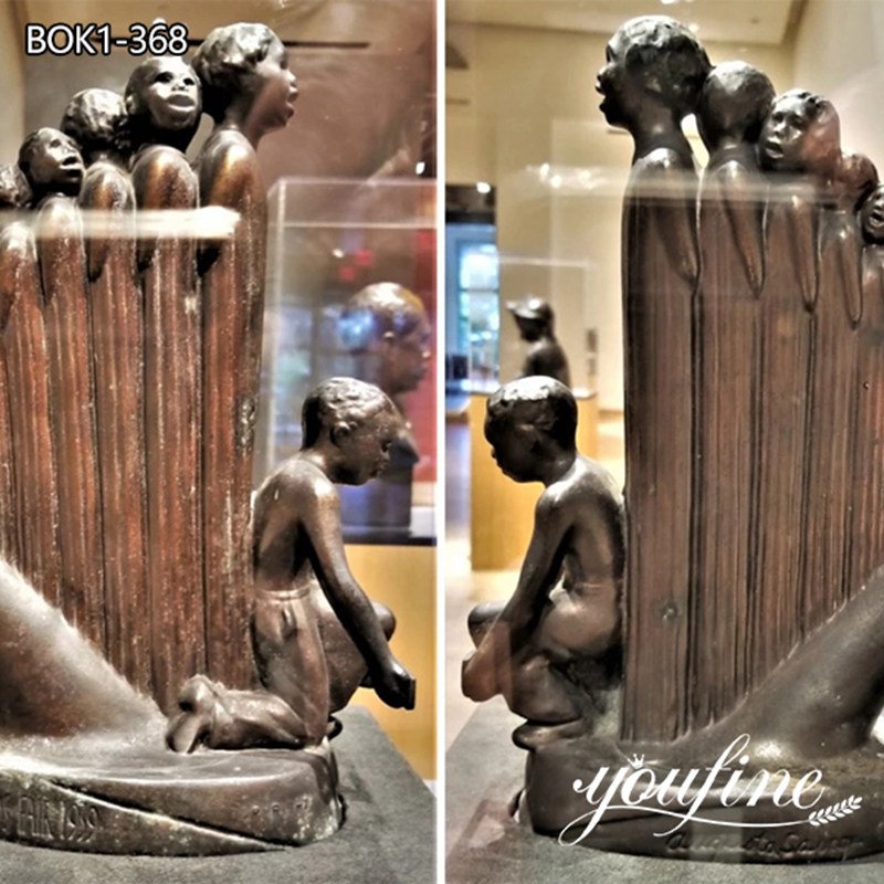 bronze The Harp sculpture for sale-YouFine Sculpture1