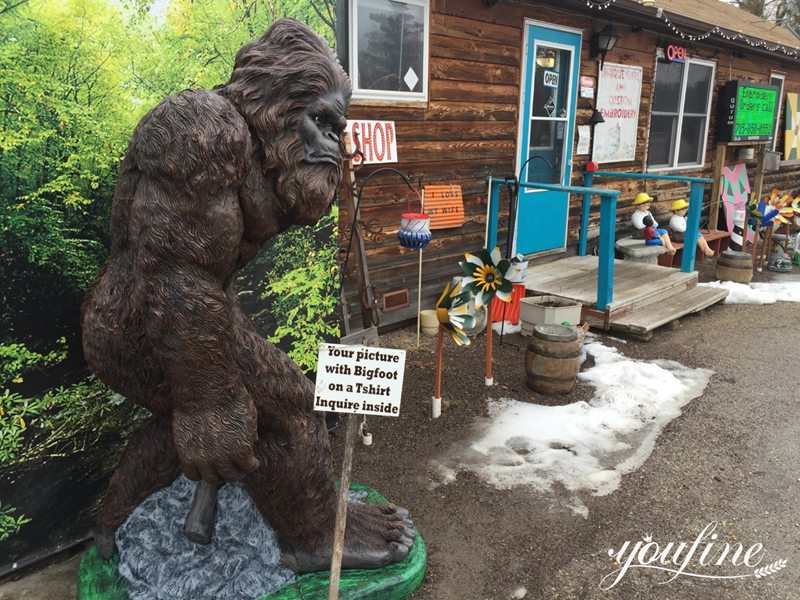 Custom Bronze Life Size Bigfoot Statue BOK1-319 - Bronze Monkey Statue - 13