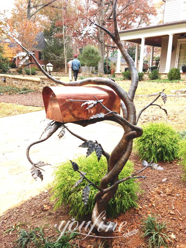 bronze mailbox sculptures-YouFine Sculpture