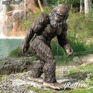 Custom Bronze Life Size Bigfoot Statue BOK1-319
