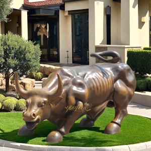 Bronze Wall Street Bull Statue Replica BOKK-350