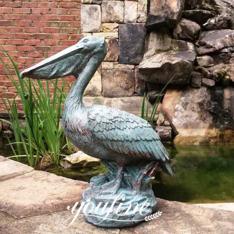 Large Outdoor Bronze Pelican Statue YouFine Bronze Sculpture