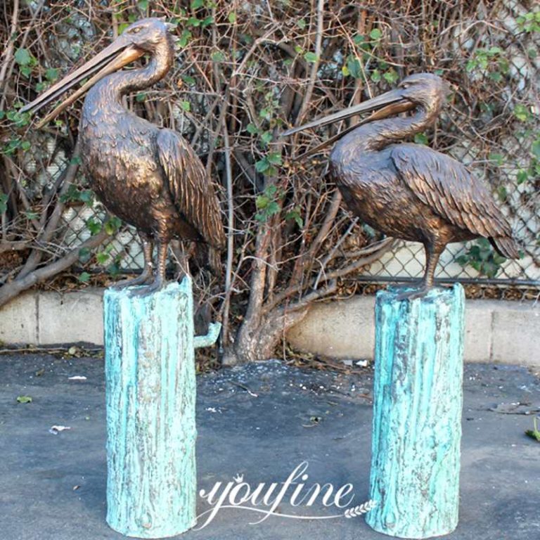 Large Outdoor Bronze Pelican Statue YouFine Bronze Sculpture