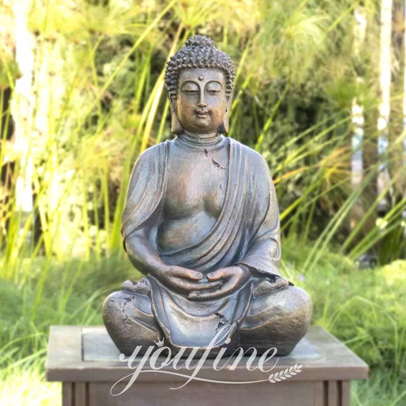 Large Antique Bronze Tian Tan Buddha Garden Statue Replica BOK1-361 - Bronze Buddha sculpture - 7