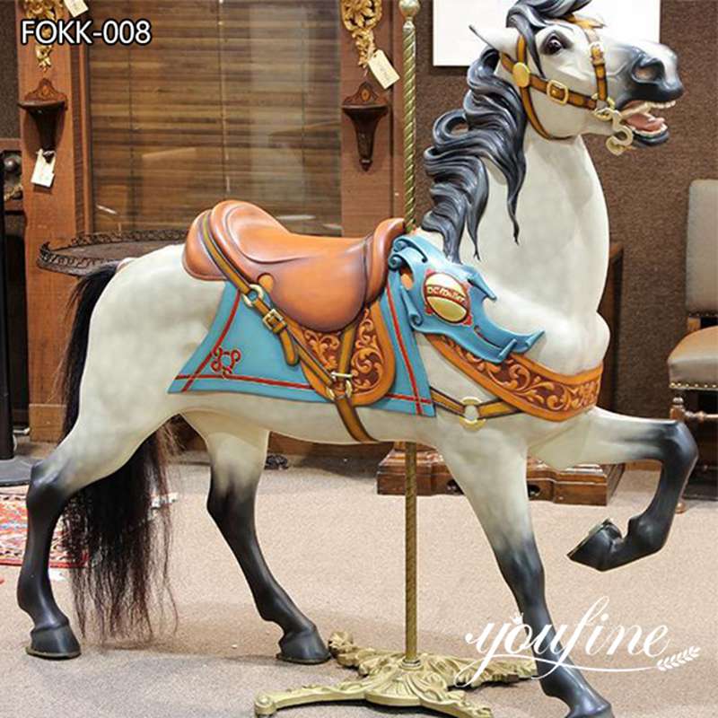 Fiberglass Horse Carousel YouFine Sculpture