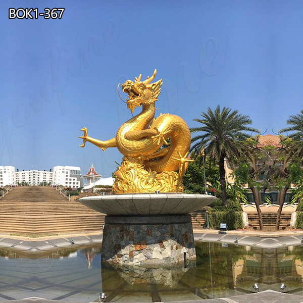 chinese dragon sculpture feng shui-YouFine Sculpture