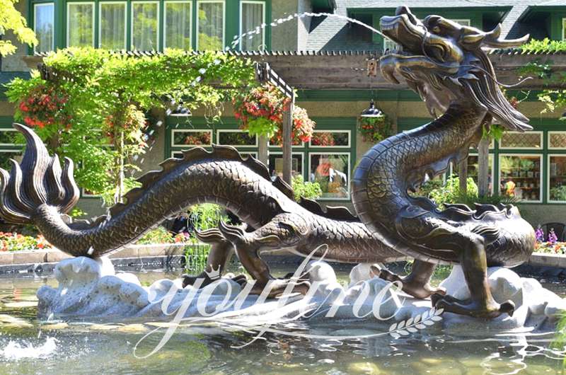 chinese dragon sculpture garden-YouFine Sculpture