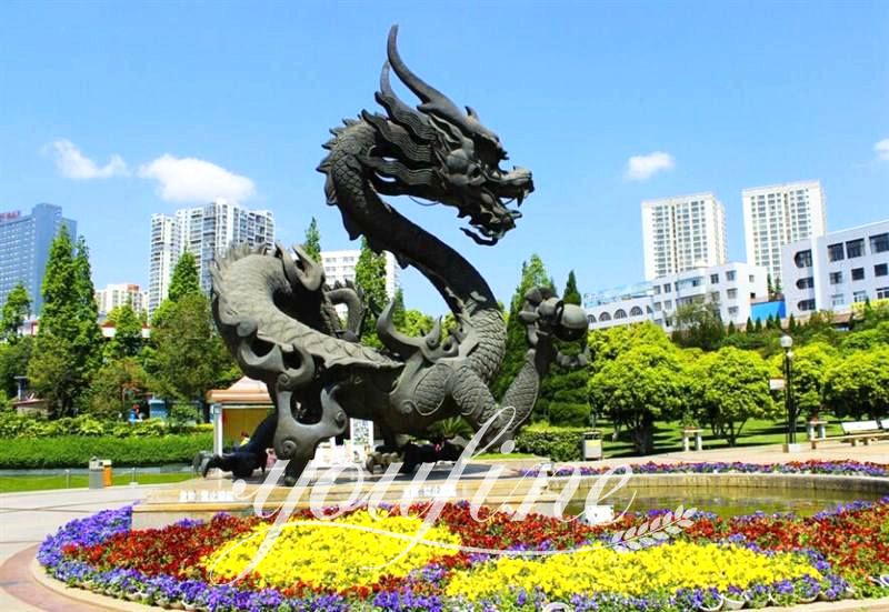 chinese money dragon statue-YouFine Sculpture