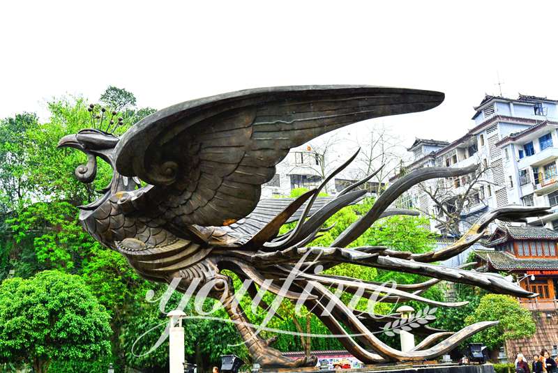 chinese phoenix statue-YouFine Sculpture