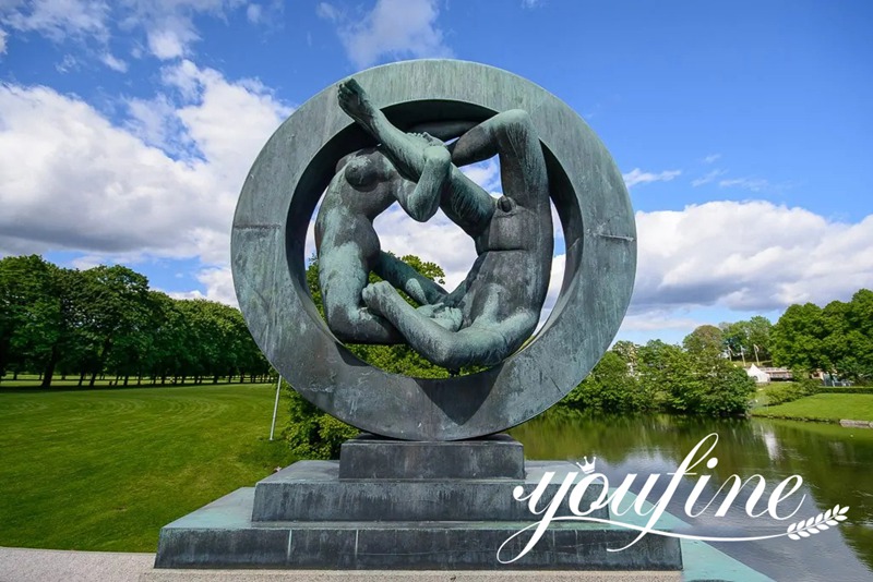circle of life sculpture for park-YouFine Sculpture