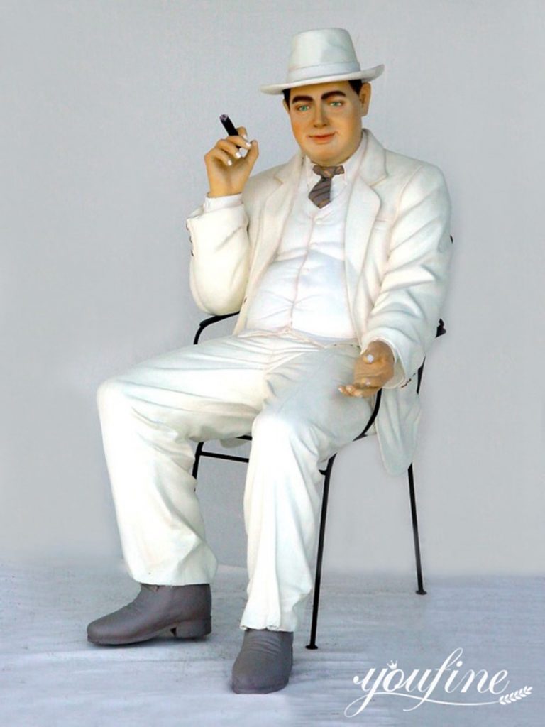 Life-size Custom Al Capone fiberglass Statue Manufacturer FOKK-012 - Fiberglass Statue - 2