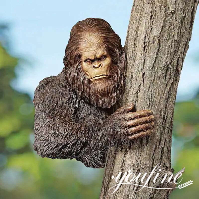 Custom Bronze Life Size Bigfoot Statue BOK1-319 - Bronze Monkey Statue - 8