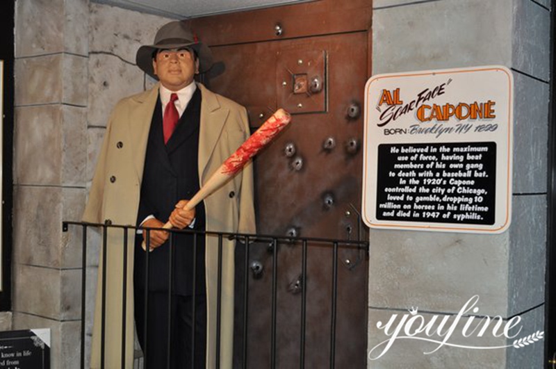 Life-size Custom Al Capone fiberglass Statue Manufacturer FOKK-012 - Fiberglass Statue - 8