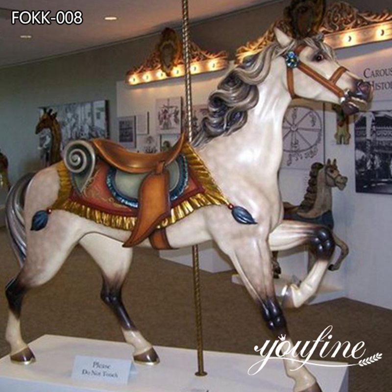 Fiberglass Horse Carousel YouFine Sculpture