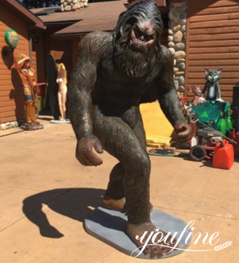 Custom Bronze Life Size Bigfoot Statue BOK1-319 - Bronze Monkey Statue - 1