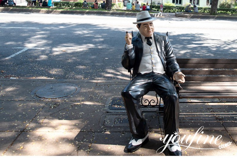 Life-size Custom Al Capone fiberglass Statue Manufacturer FOKK-012 - Fiberglass Statue - 4