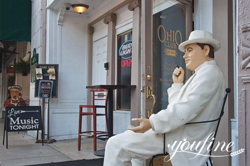 Life-size Custom Al Capone fiberglass Statue Manufacturer FOKK-012 - Fiberglass Statue - 11