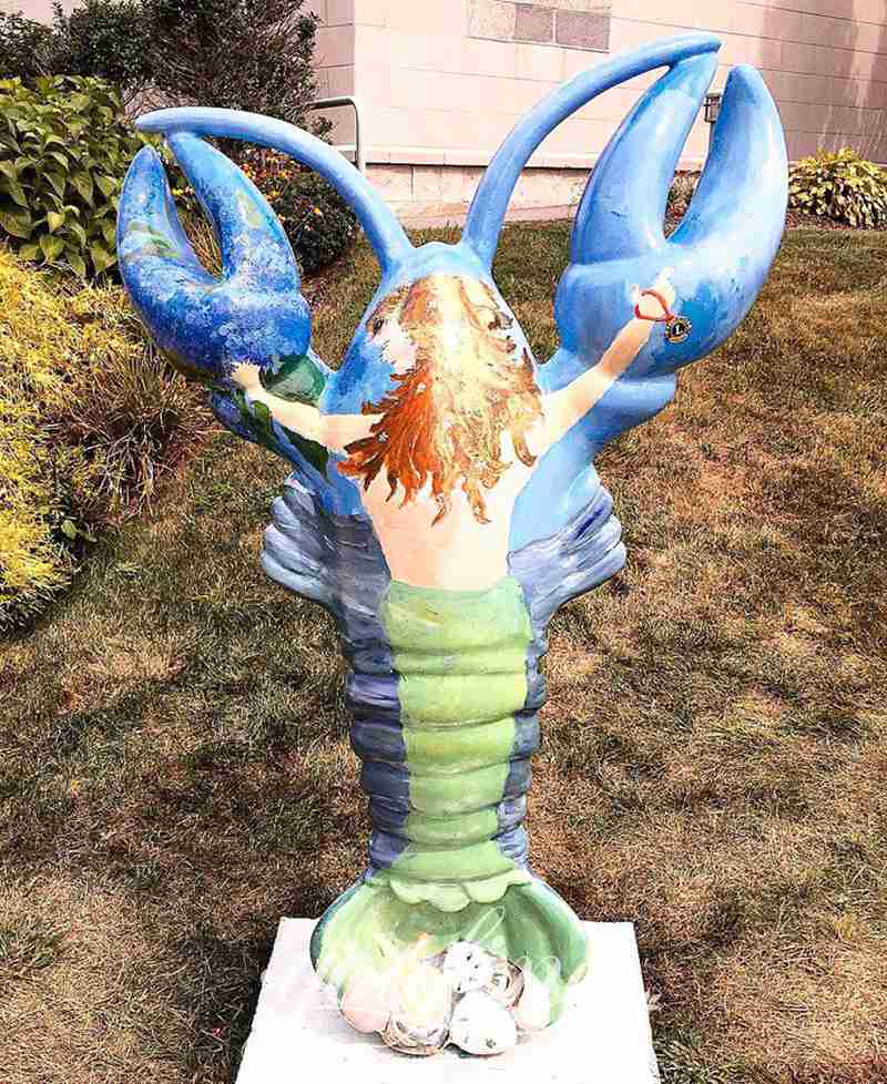 Fiberglass Lobster Butler Statue with Tray Manufacturers FOKK-009 - Fiberglass Statue - 11