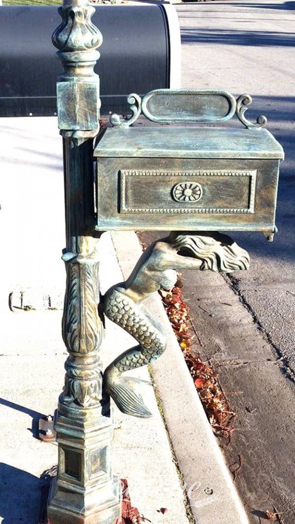 mermaid mailbox sculptures-YouFine Sculpture
