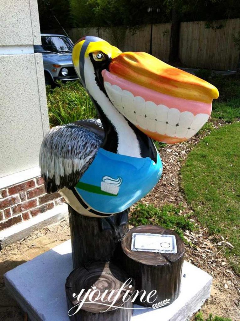 pelican lawn ornament-YouFine Sculpture