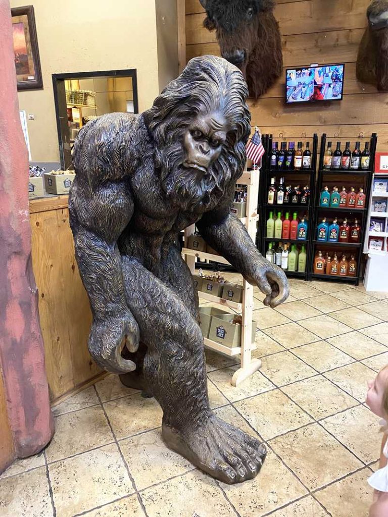 Custom BronzeLife Size Bigfoot Statue Direct Supply BOK1-319 - Bronze Animal Sculpture - 19