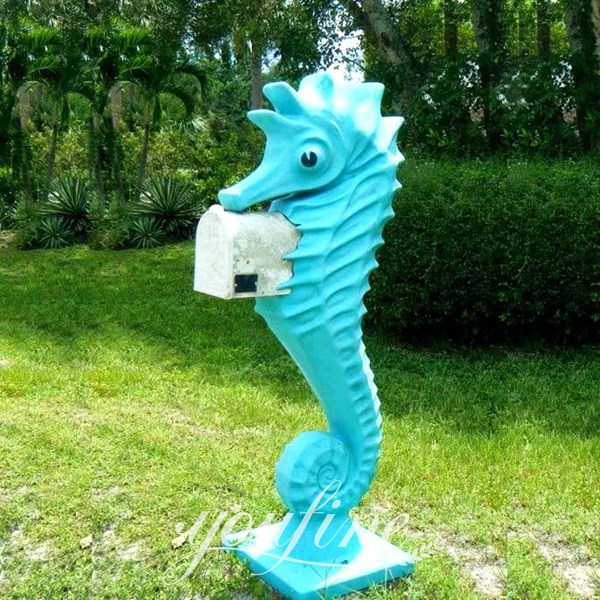 seahorse mailbox sculpture-YouFine Sculpture