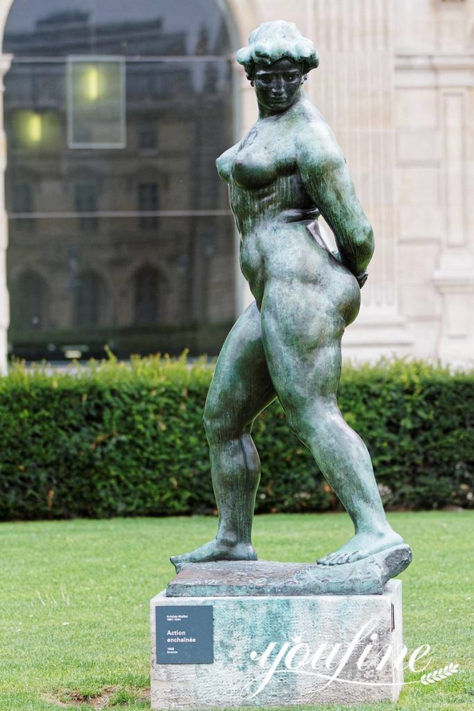 Famous Bronze Aristide Maillol Sculpture-La Riviere Manufacturer BOK1-390 - Bronze Figure Sculpture - 17