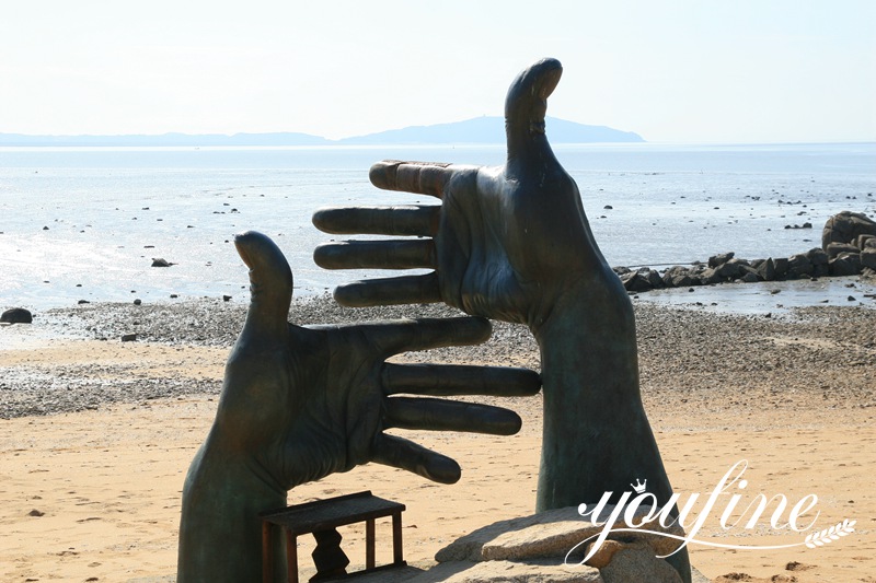 black bronze arm statue for sale-YouFine Sculpture