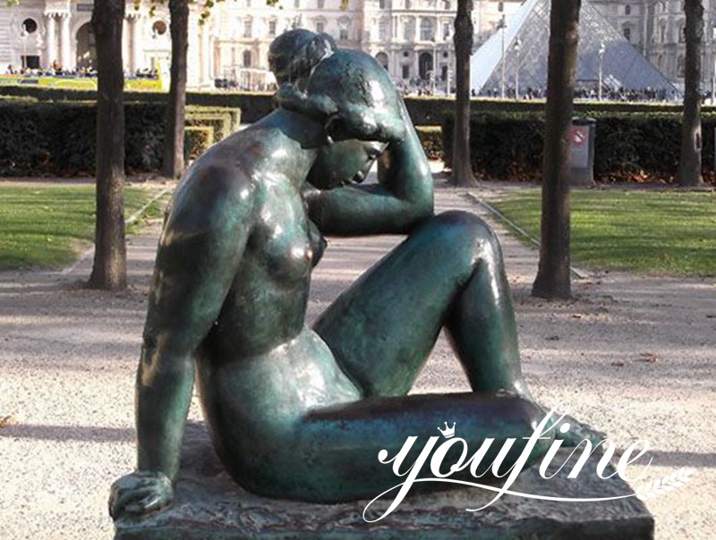 Famous Bronze Aristide Maillol Sculpture-La Riviere Manufacturer BOK1-390 - Bronze Figure Sculpture - 12