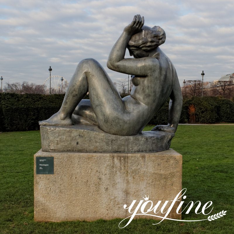 Famous Bronze Aristide Maillol Sculpture-La Riviere Manufacturer BOK1-390 - Bronze Figure Sculpture - 14