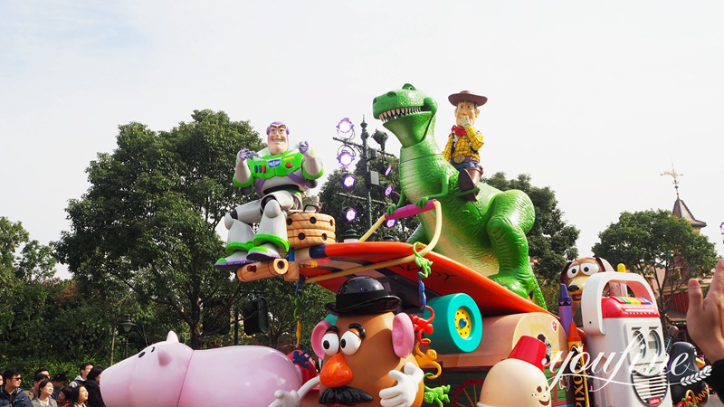 Outdoor Large Fiberglass Disney Parade Floats Decoration Supplier FOKK-015 - Fiberglass Statue - 14