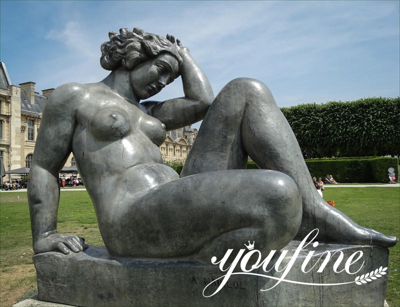 Famous Bronze Aristide Maillol Sculpture-La Riviere Manufacturer BOK1-390 - Bronze Figure Sculpture - 20