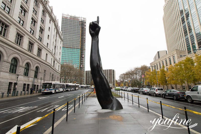 Custom Bronze Giant Arm Statue for Public Squares Wholesaler BOK1-389 - Bronze Figure Sculpture - 4