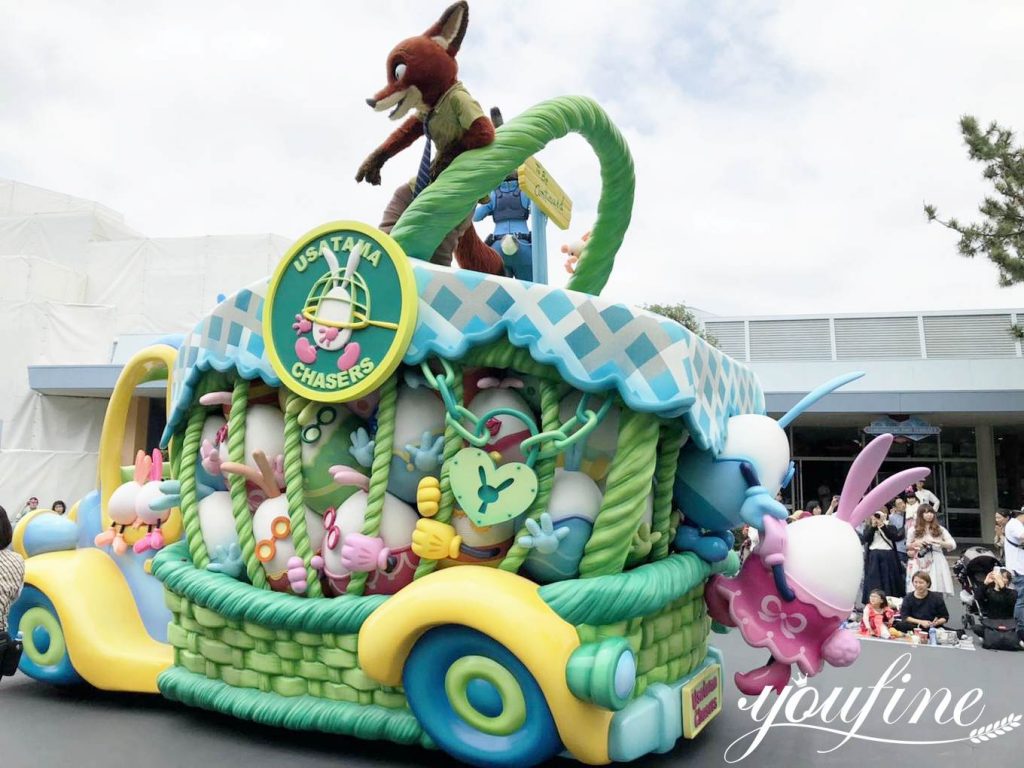 Outdoor Large Fiberglass Disney Parade Floats Decoration Supplier FOKK-015 - Fiberglass Statue - 7