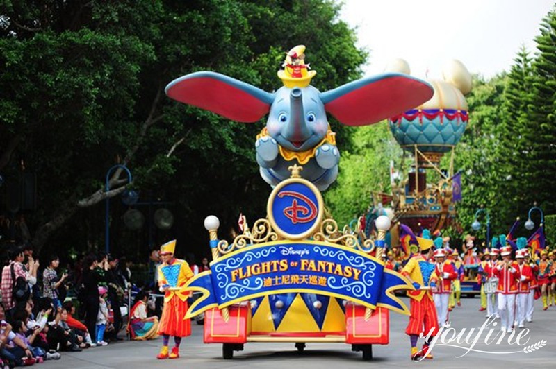 Outdoor Large Fiberglass Disney Parade Floats Decoration Supplier FOKK-015 - Fiberglass Statue - 13