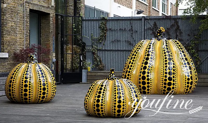 Outdoor Large Fiberglass Pumpkin Statue Decor Supplier FOKK-020 - Fiberglass Statue - 19