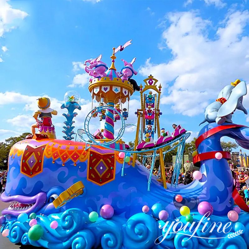 Outdoor Large Fiberglass Disney Parade Floats Decoration Supplier FOKK-015 - Fiberglass Statue - 2