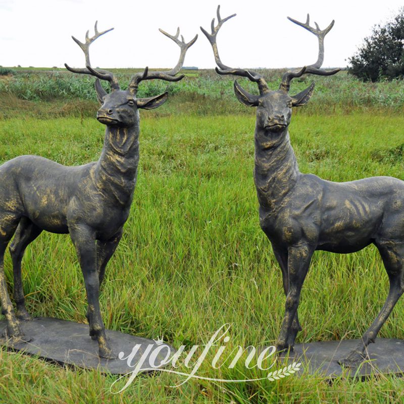 pair-of-deers-YouFine Sculpture