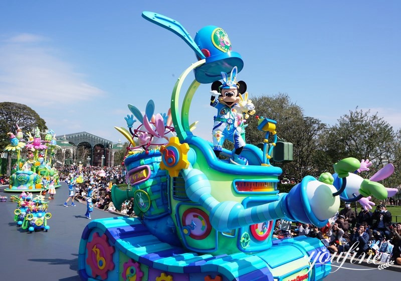 Outdoor Large Fiberglass Disney Parade Floats Decoration Supplier FOKK-015 - Fiberglass Statue - 1