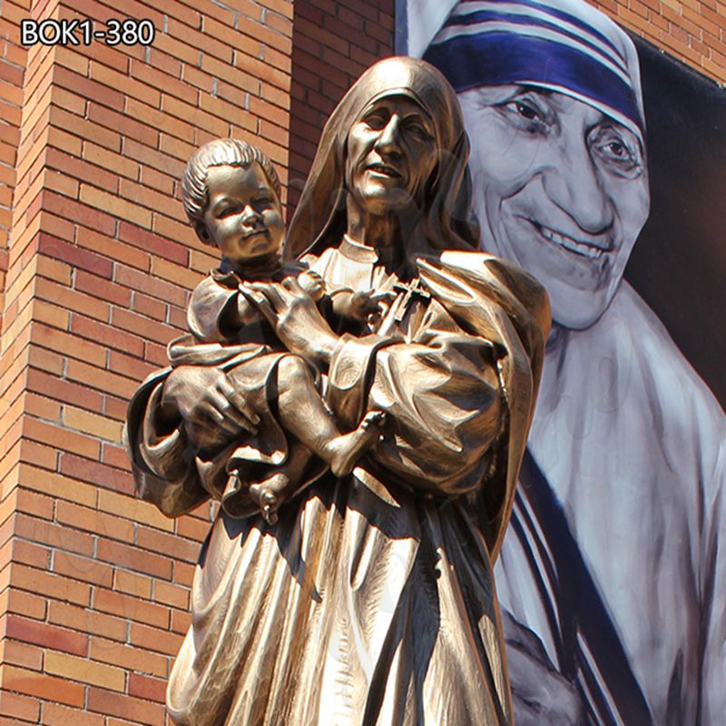 Mother Teresa Bronze Catholic Statue YouFine Sculpture