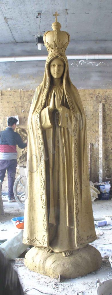 Bronze Virgin Mary Statue Catholic Church Decor Factory Supply BOKK-637 - Bronze Mary Statue - 13