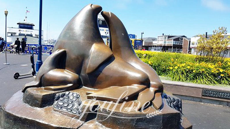 art sea lion sculpture for sale-YouFine Sculpture