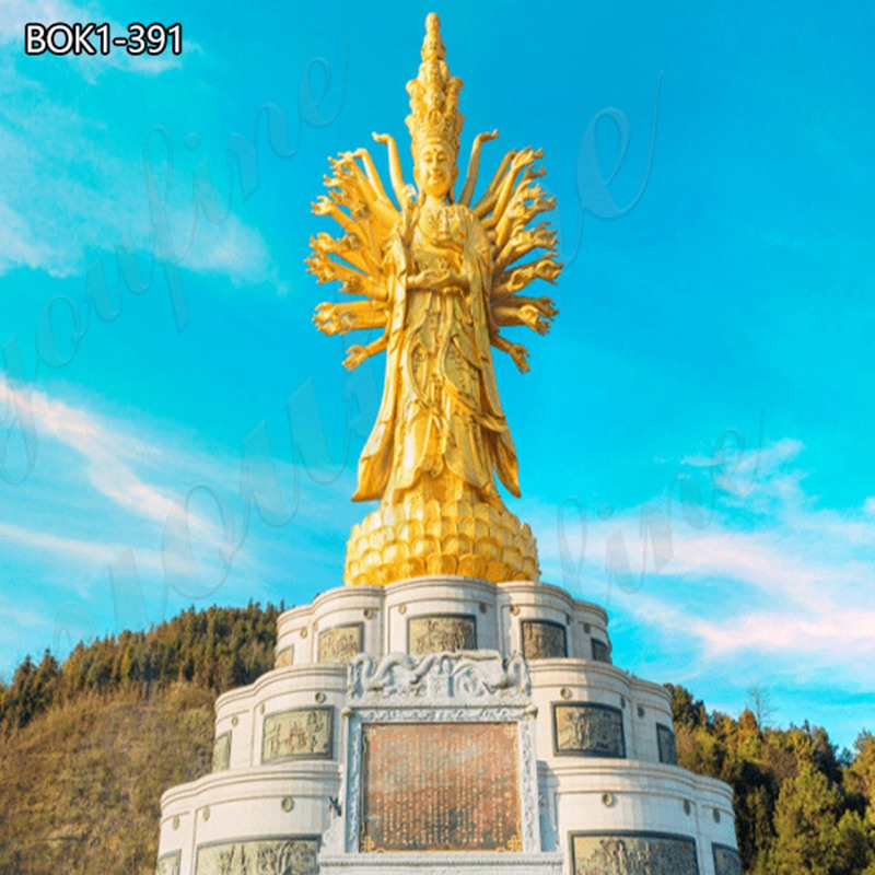 bronze thousand hand buddha statue-YouFine Sculpture