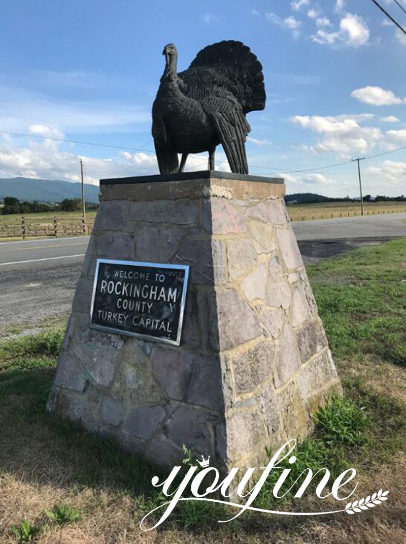Giant Bronze Turkey Statue - YouFine Bronze Sculpture