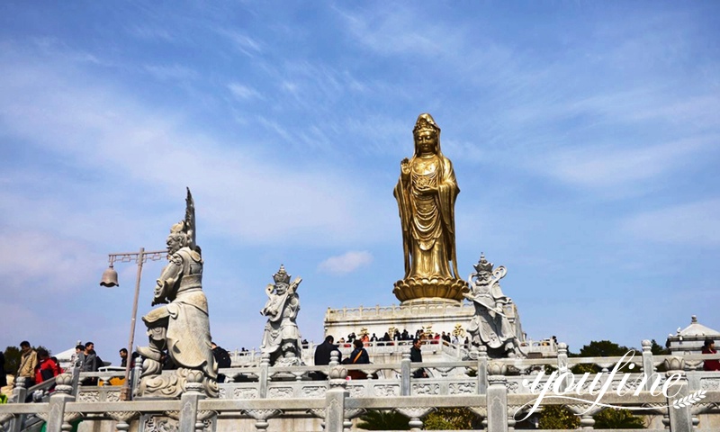 Bronze Golden Thousand Hand Guanyin Statue Manufacturer BOK1-391 - Bronze Buddha sculpture - 10